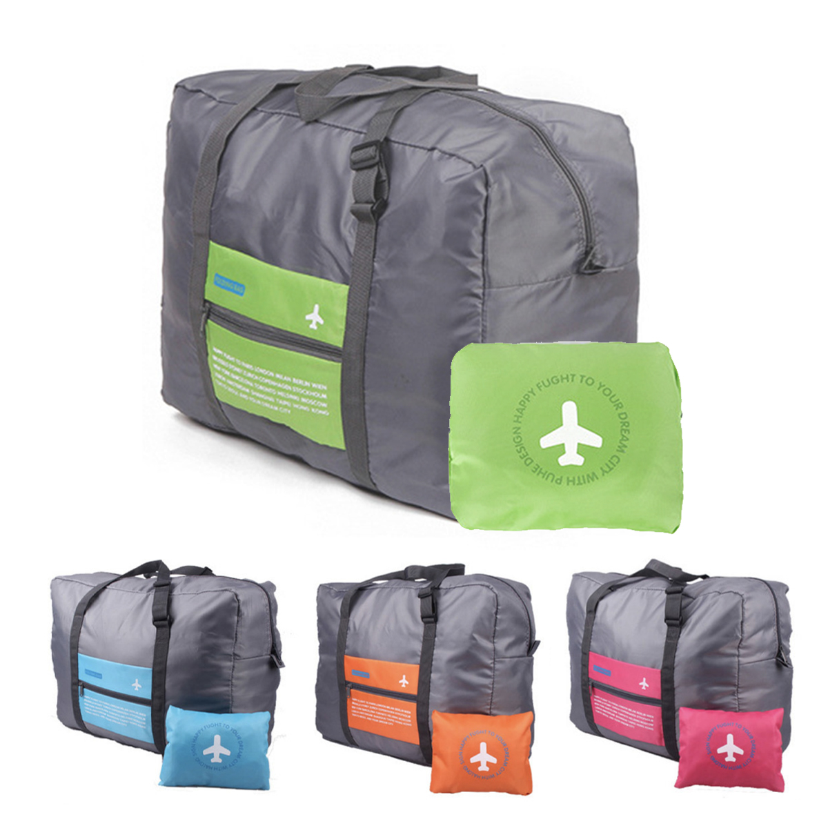 home 365 foldable travel bag with removable compartments